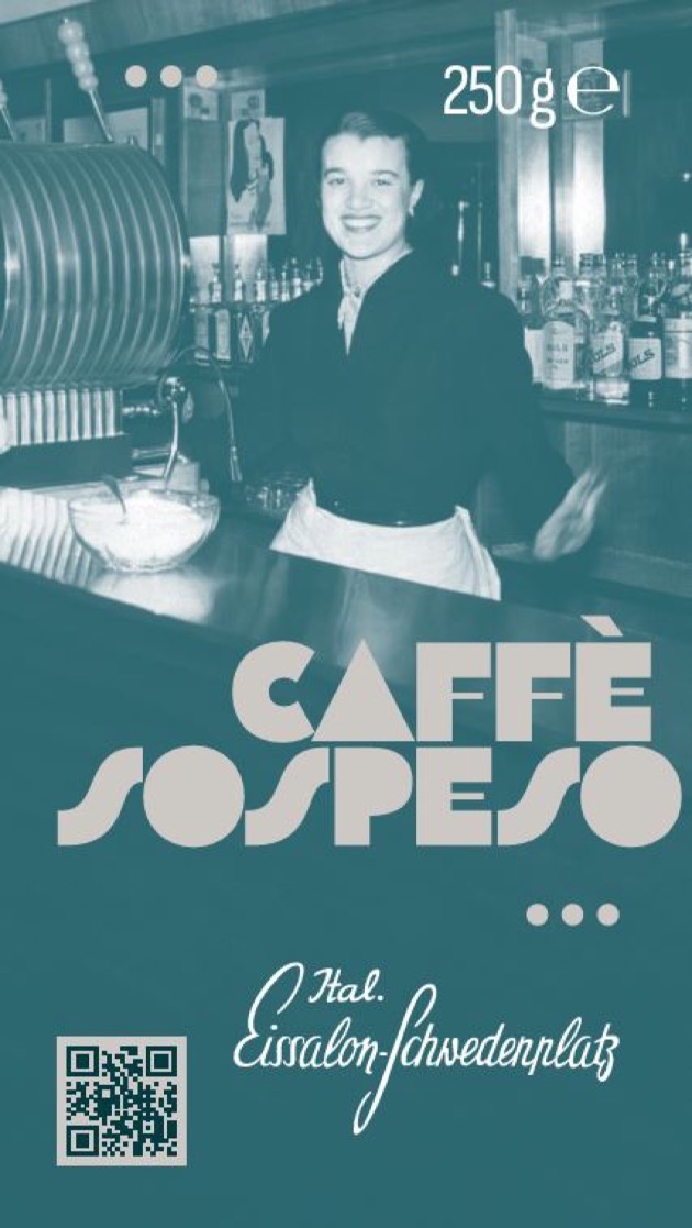 Caffè Sospeso Etikett